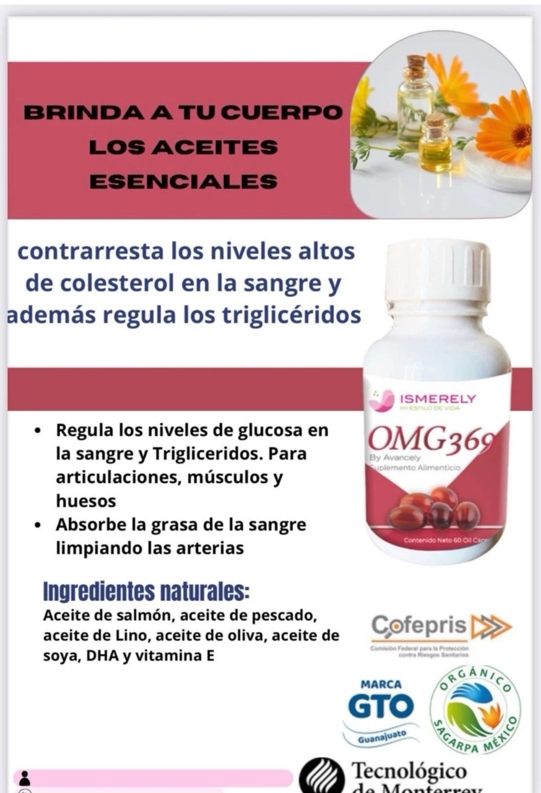 OMG 3 (369) Ismerely Regula Niveles de Glucosa en la Sangre y Trigliceridos