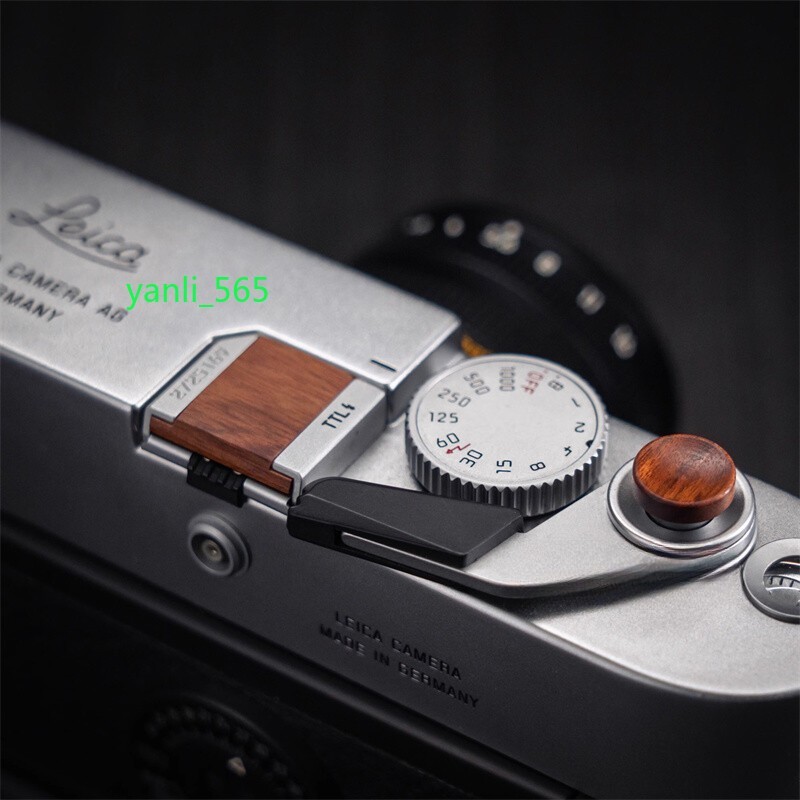 Wooden Hot Shoe Cover Release Button For Leica M2 M3 M8 MP M9 Camera Fitting New