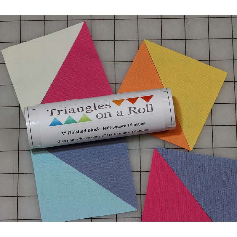 Half-Square Triangles On A Roll 50' 4" Finished Size