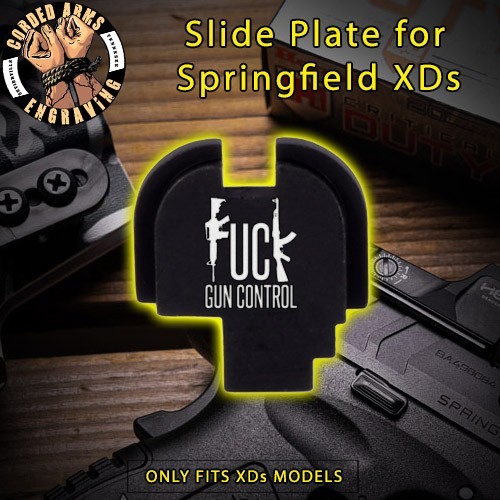 F- Gun Control - Rear Slide Plate for Springfield XD-S