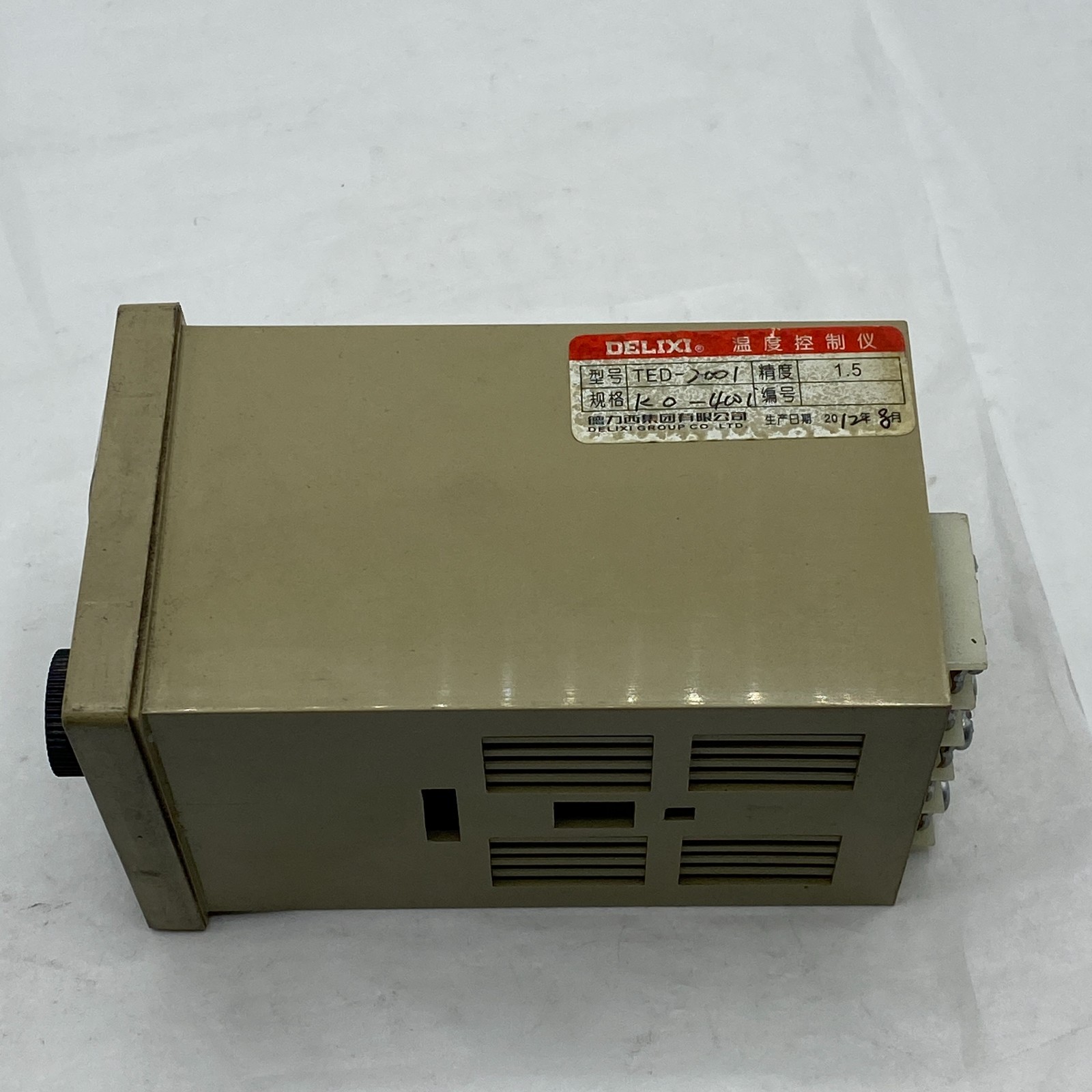 TED-2001 DELIXI Analog Temperature Controller 0-400°C K-Type Thermostat