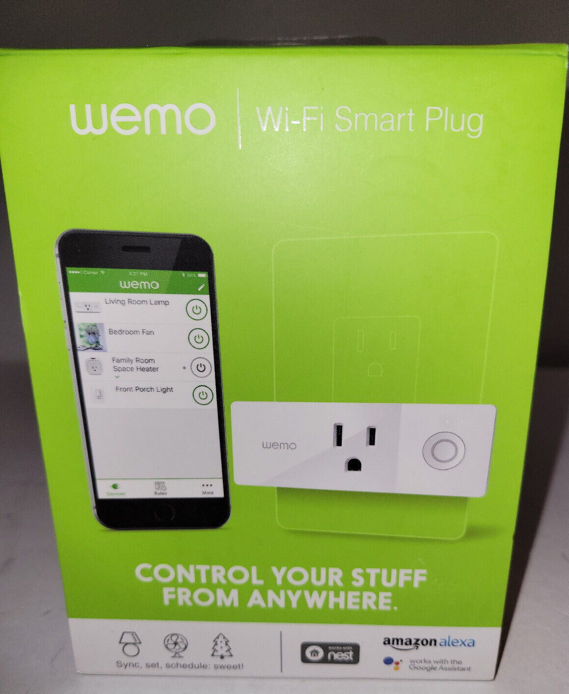 Belkin WEMO Mini Smart Outlet Plug Wi-Fi Enabled White (F7C063) 2017 NEW in Box
