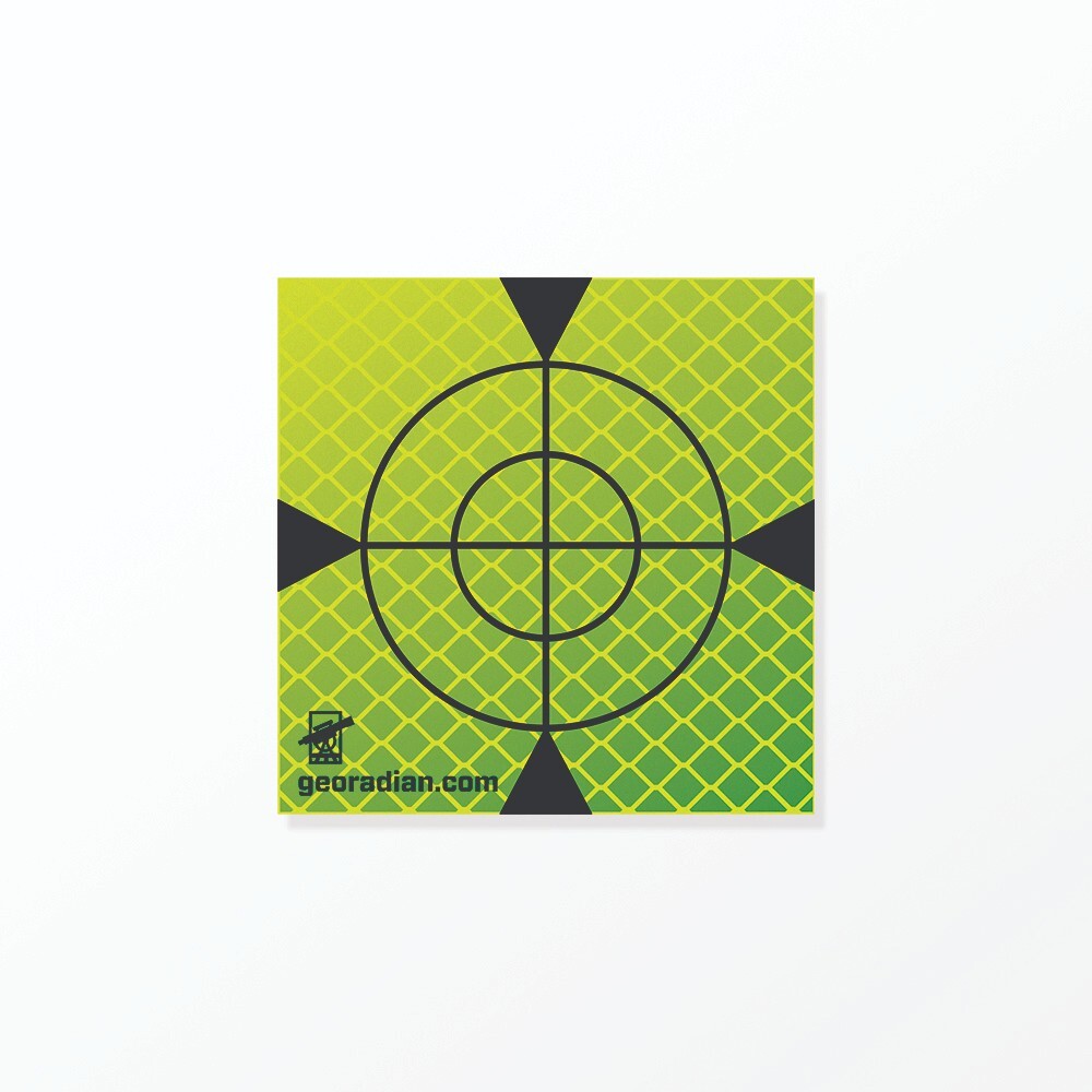 Reflective label 40mm x 40mm MIX 100p. Total Station
