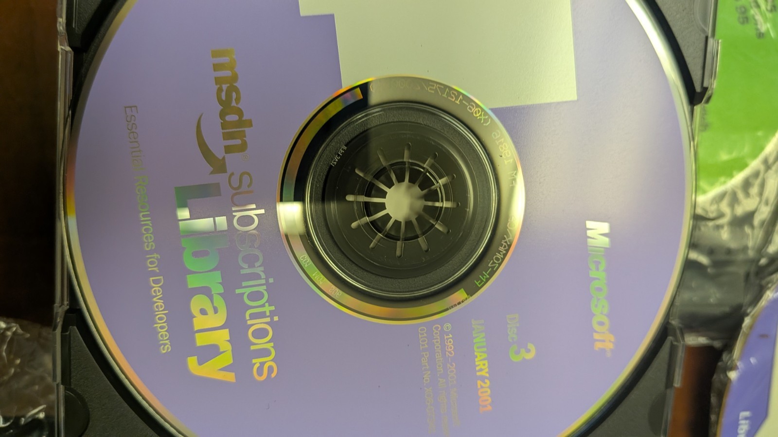 Microsoft MSDN Subscription Library January 2001 Complete Shipment Whistler