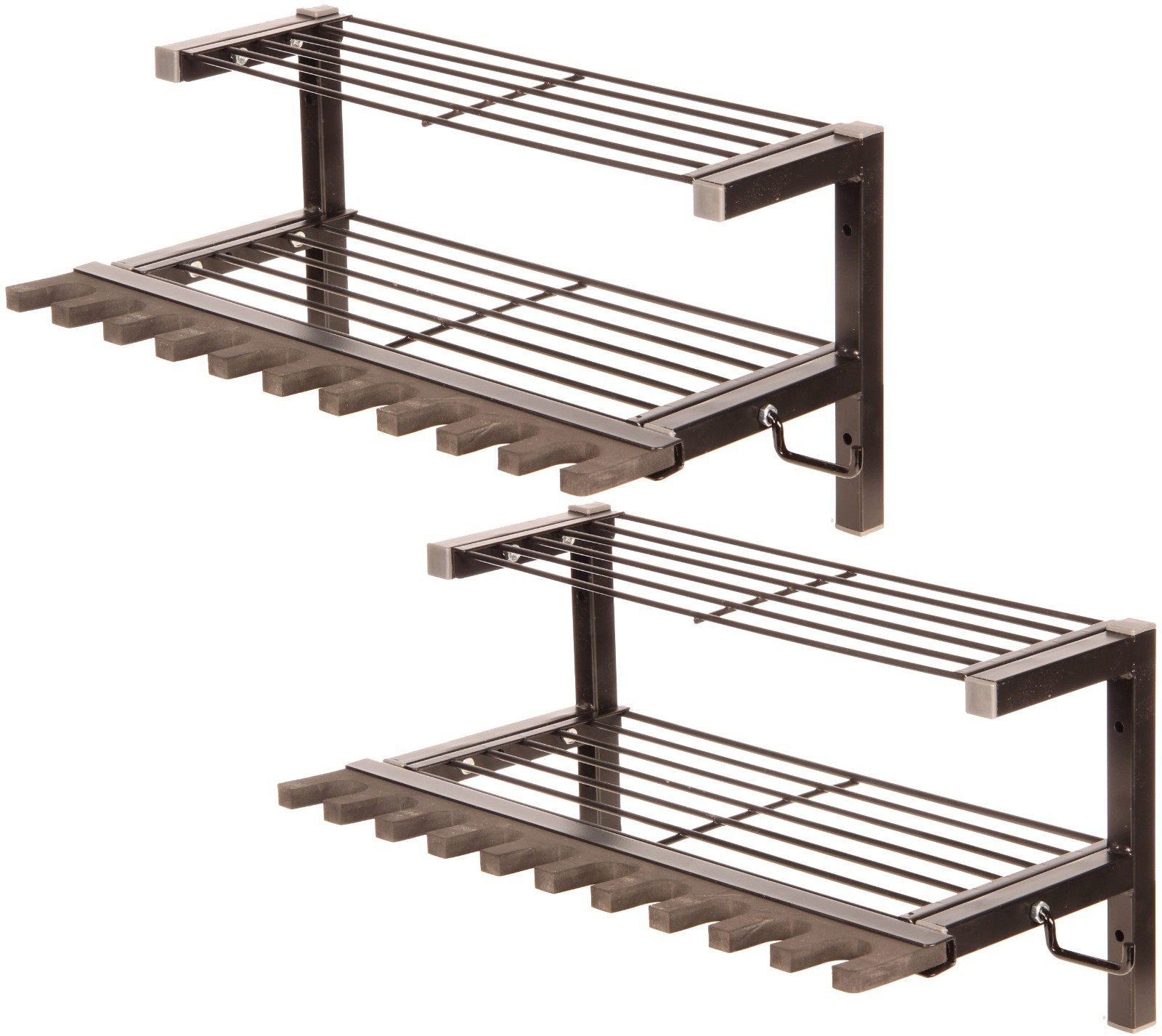 Gun & Gear Rack   2 Racks  for 20 Rifle Storage wall mount