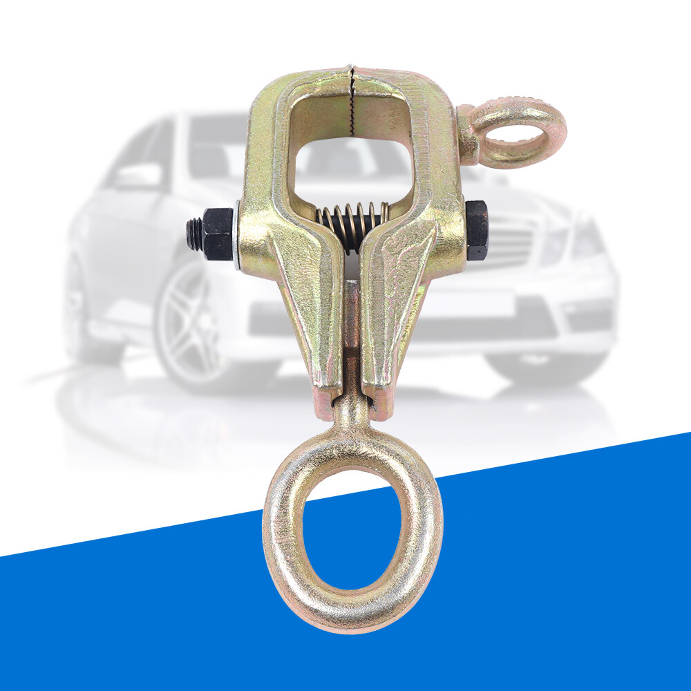 2 Way Auto Body Repair Pull Clamp 5T Self Tight Frame Back Dent Puller Steel New