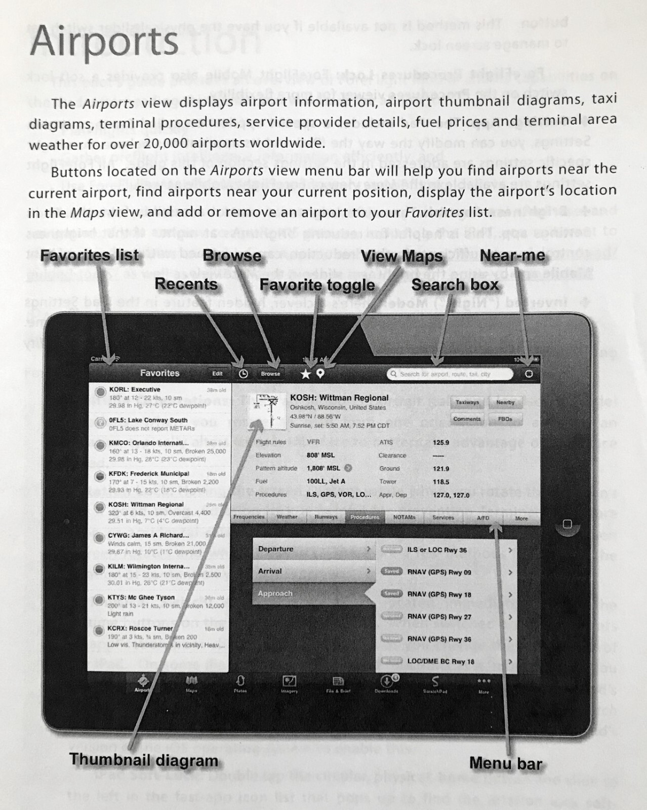 Pilot's Guide to ForeFlight Mobile, 8th edition, v4.2 on iPad
