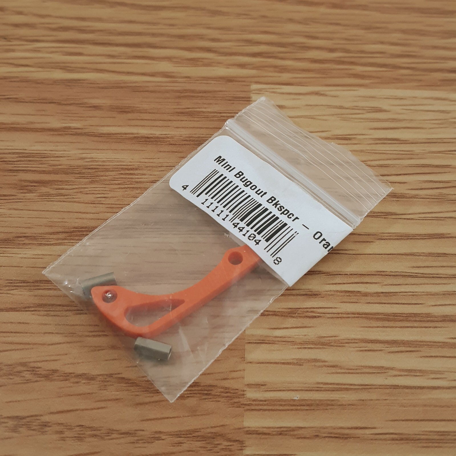 Flytanium Orange G-10 Backspacer Made for the Benchmade Mini Bugout Knife Matte