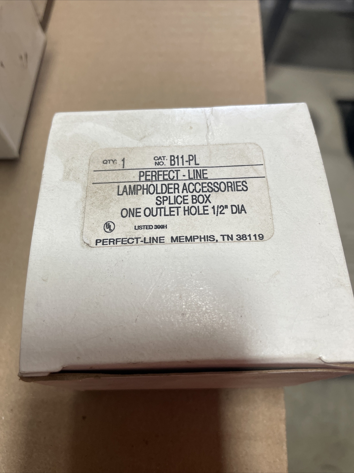 B11 Perfect-Line Die Cast Splice Box One 1/2" Hole