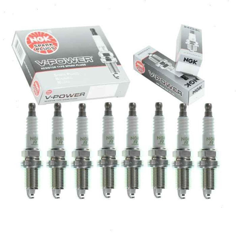 Sixity Auto 8 Pc Ngk V-Power Spark Plugs Compatible Dodge Durango 4.7L V8