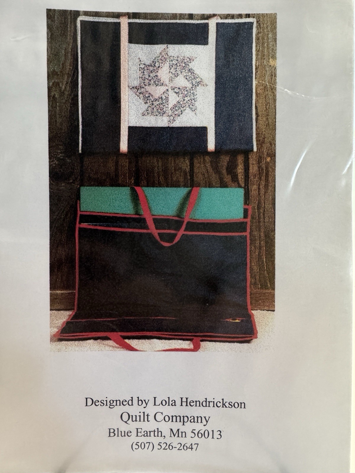 Rotary tote PATTERN by Lola Hendrickson