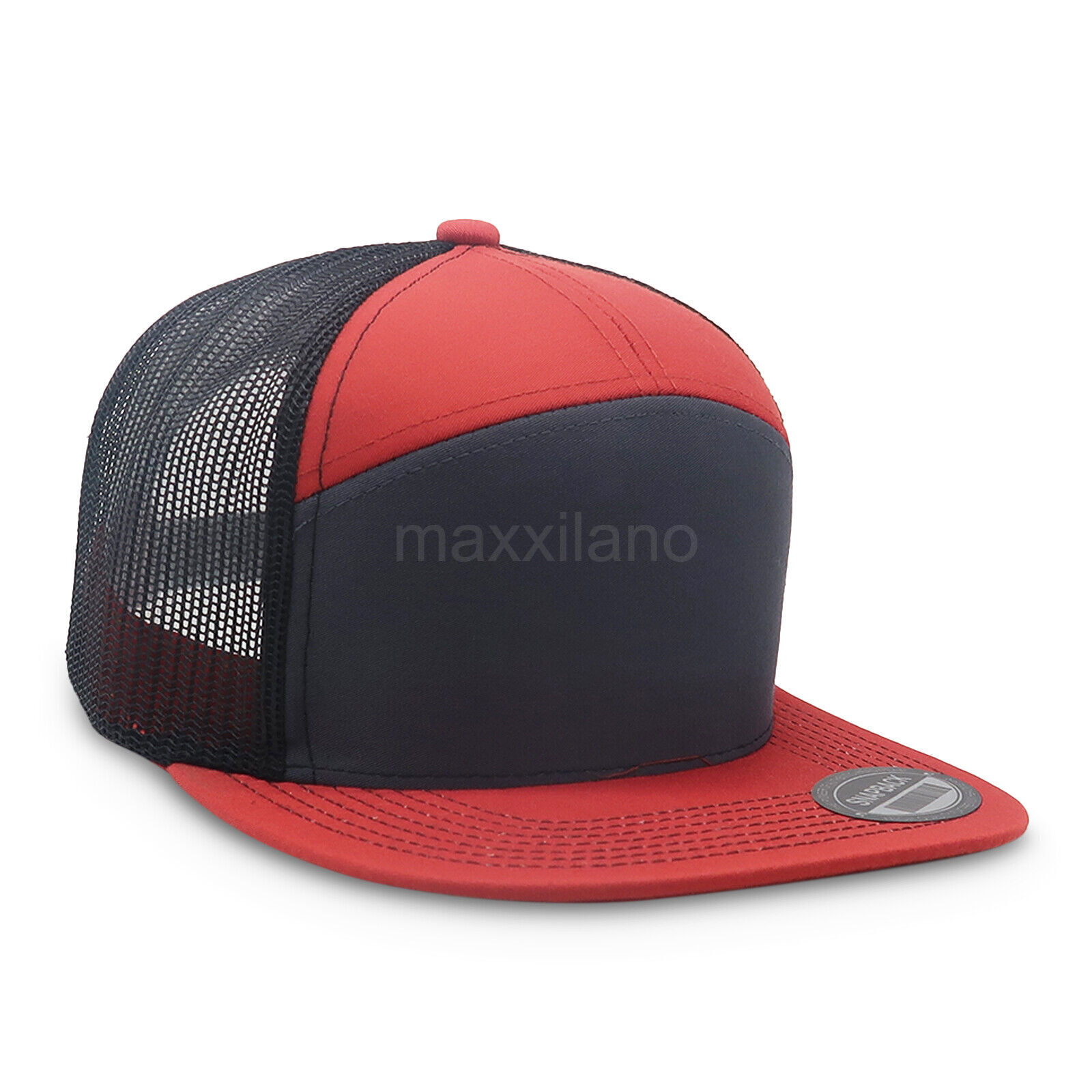 Men Snapback Hat Cotton Mesh Solid Flat Brim Women Baseball Cap Trucker Visor