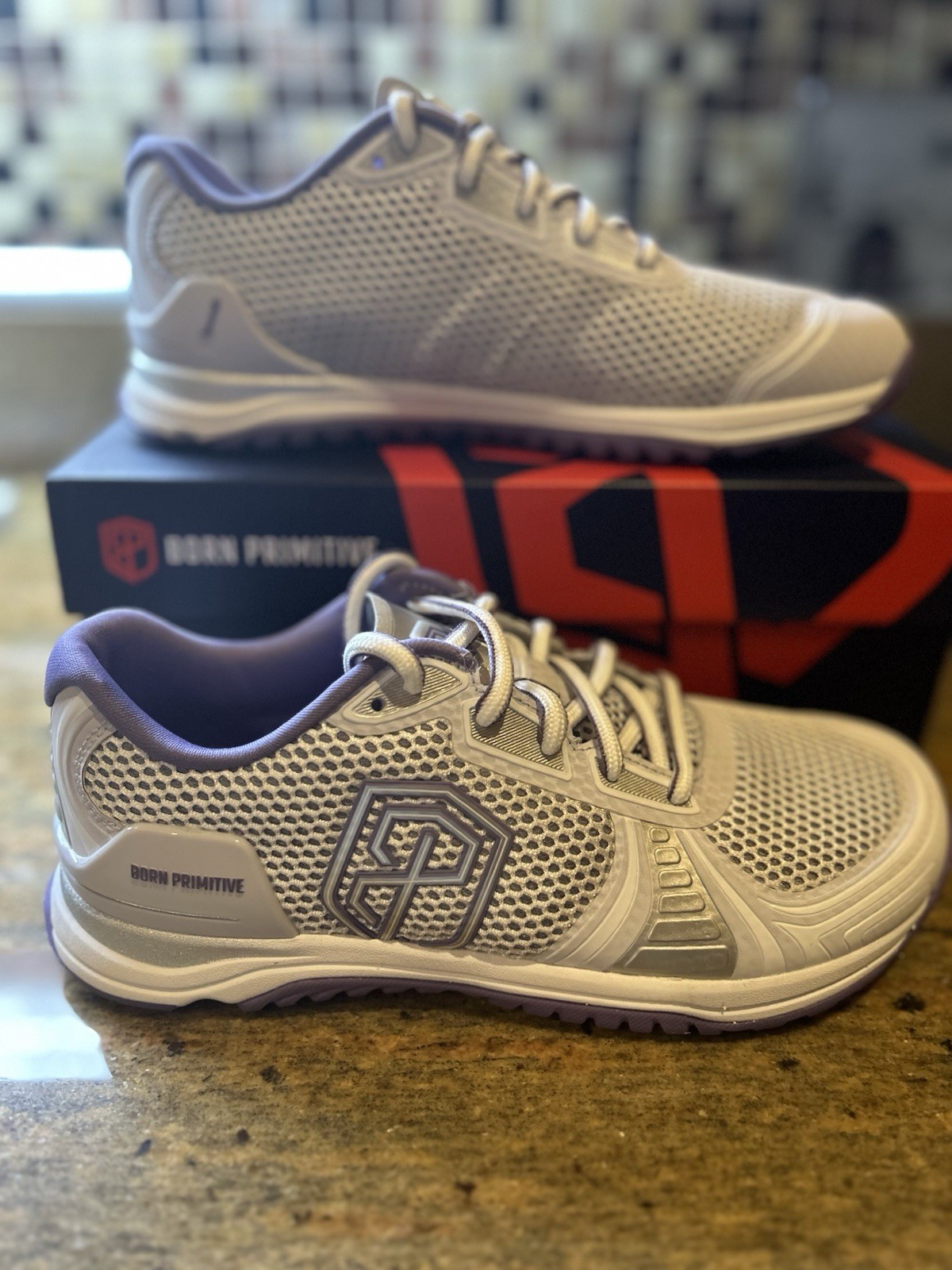 Born Primitive Women’s Size 8 Savage One Trainer Shoes vapor/Grape