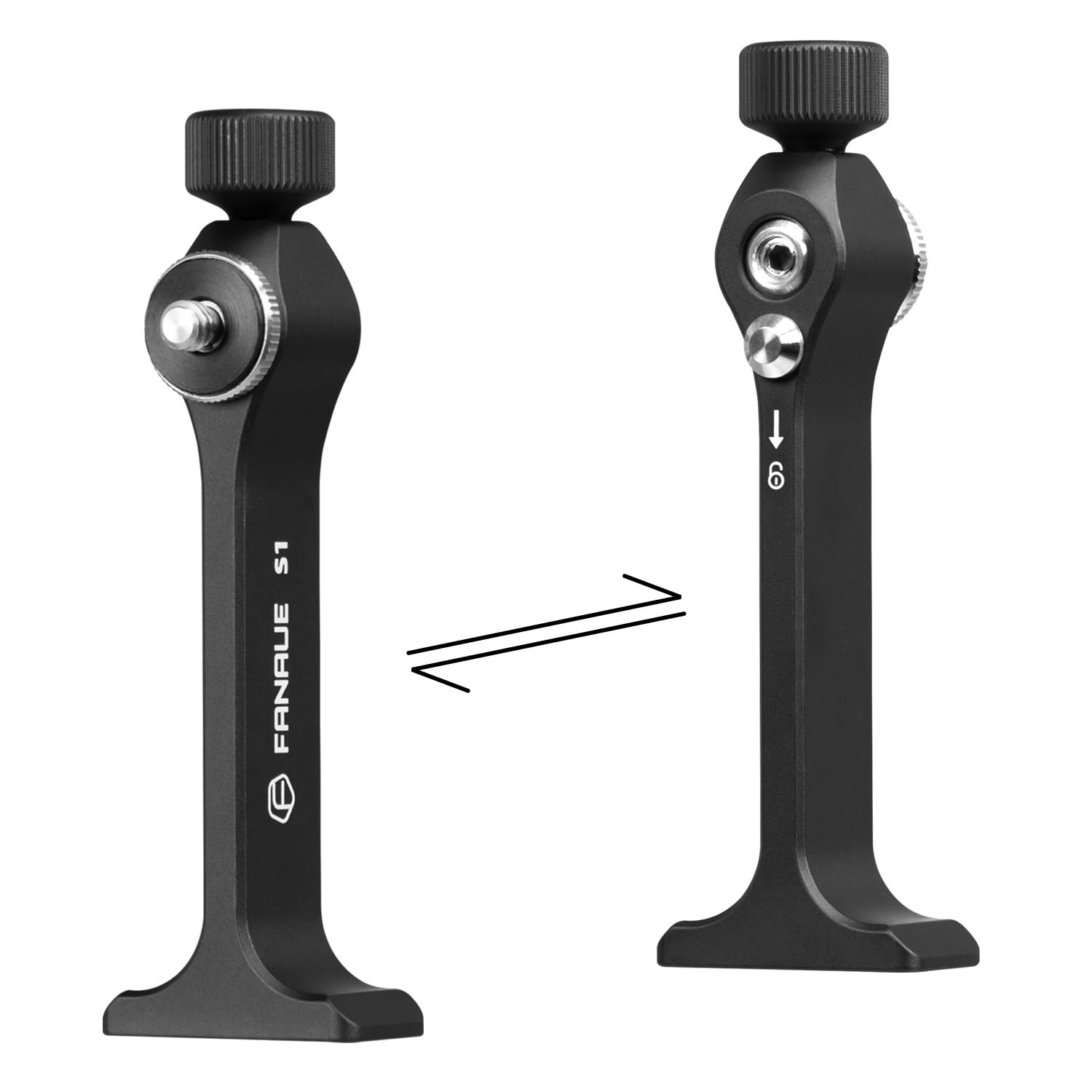 Aluminum Binocular Tripod Adapter with 1/4" Thread