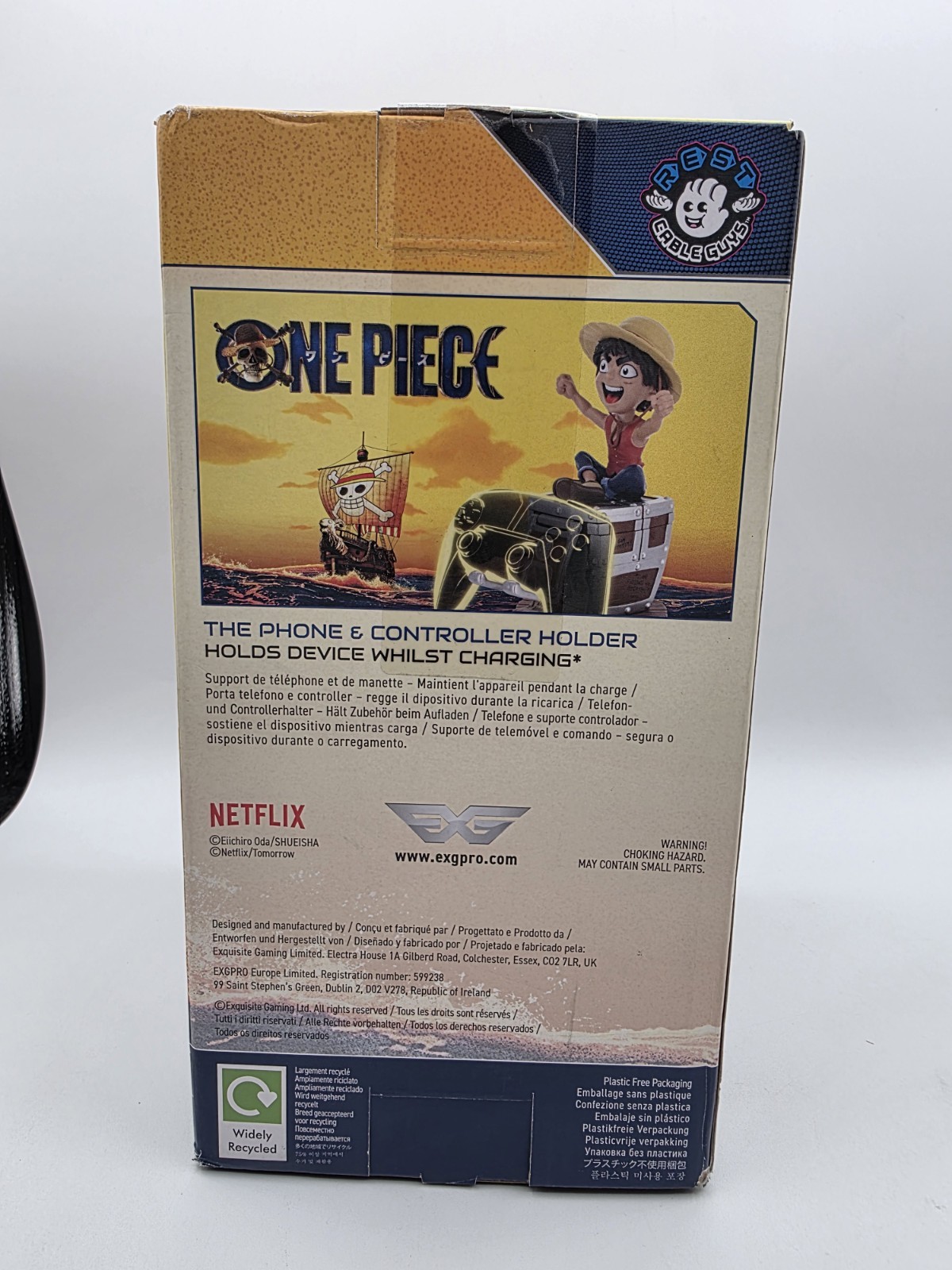 One Piece: Luffy Cable Guys Original Controller & Phone Holder Netflix Damaged