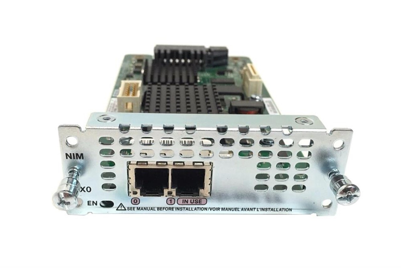 Cisco NIM-2FXO 2 Port FXO NIM, 1 Year Warranty