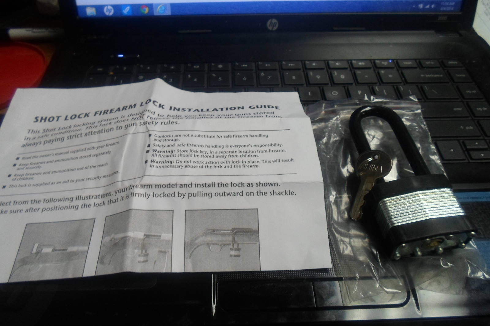 ShotLock 2 1/2'' Pad lock  with Keys New!!