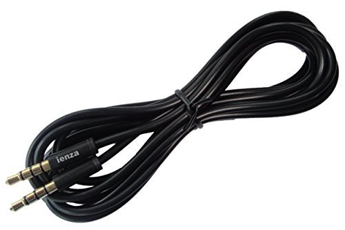 ienza Aux Audio Cable for PlayStation 5 PS5 Pulse 3D & 72 inches, Gold