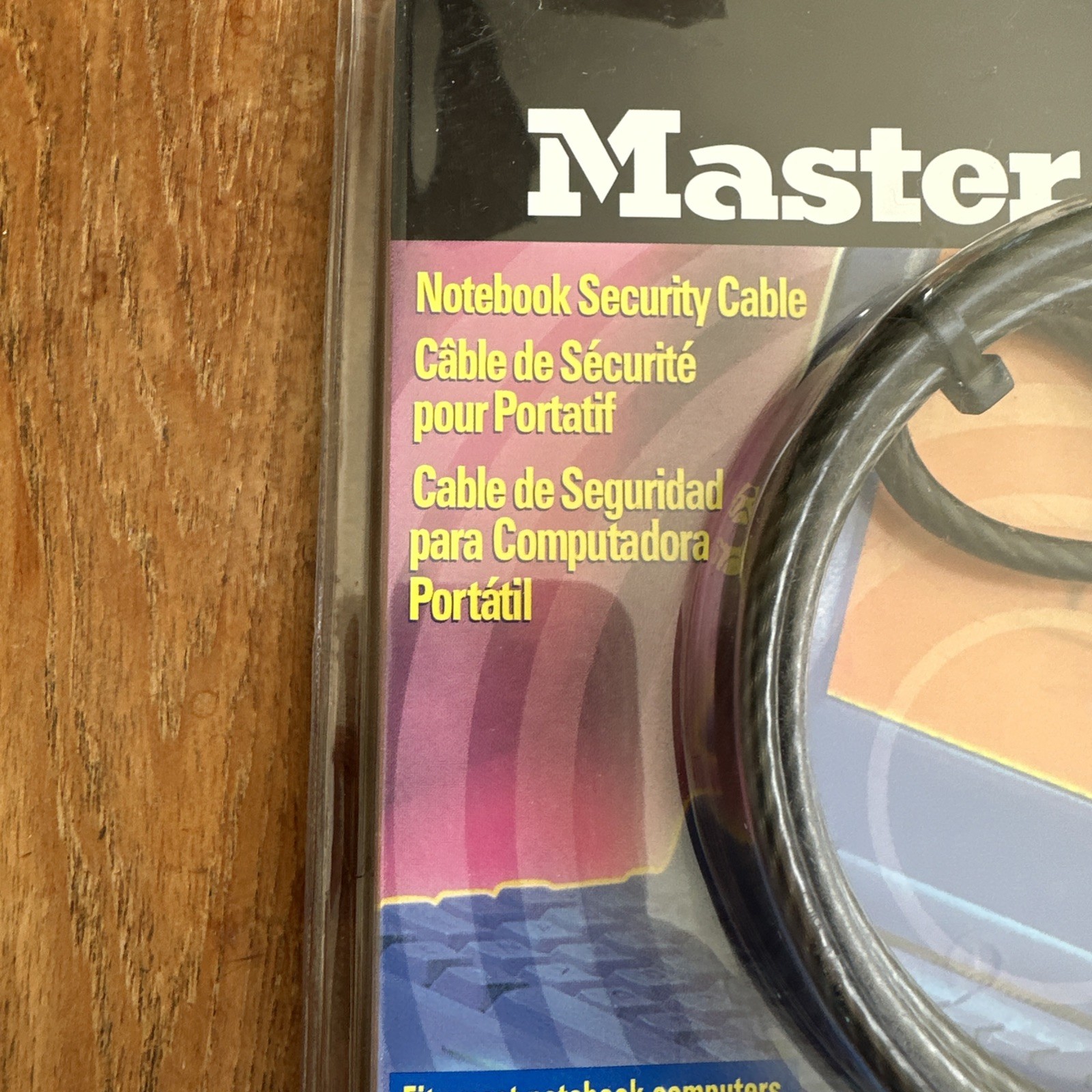 ✅New! MASTER LOCK Universal Notebook Security Cable #64032 Anti Thef Laptop PC