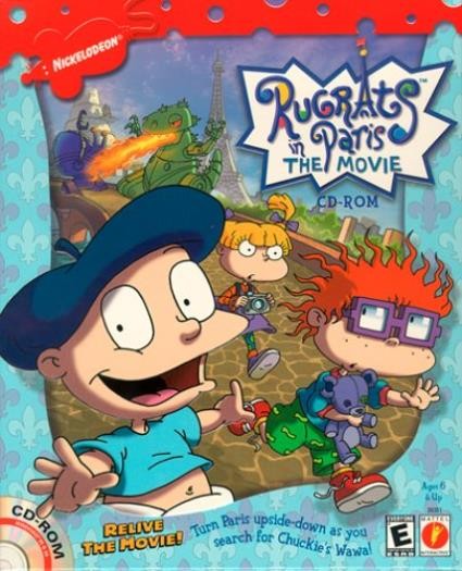Rugrats in Paris: The Movie PC CD kids adventure TV show baby search find game!