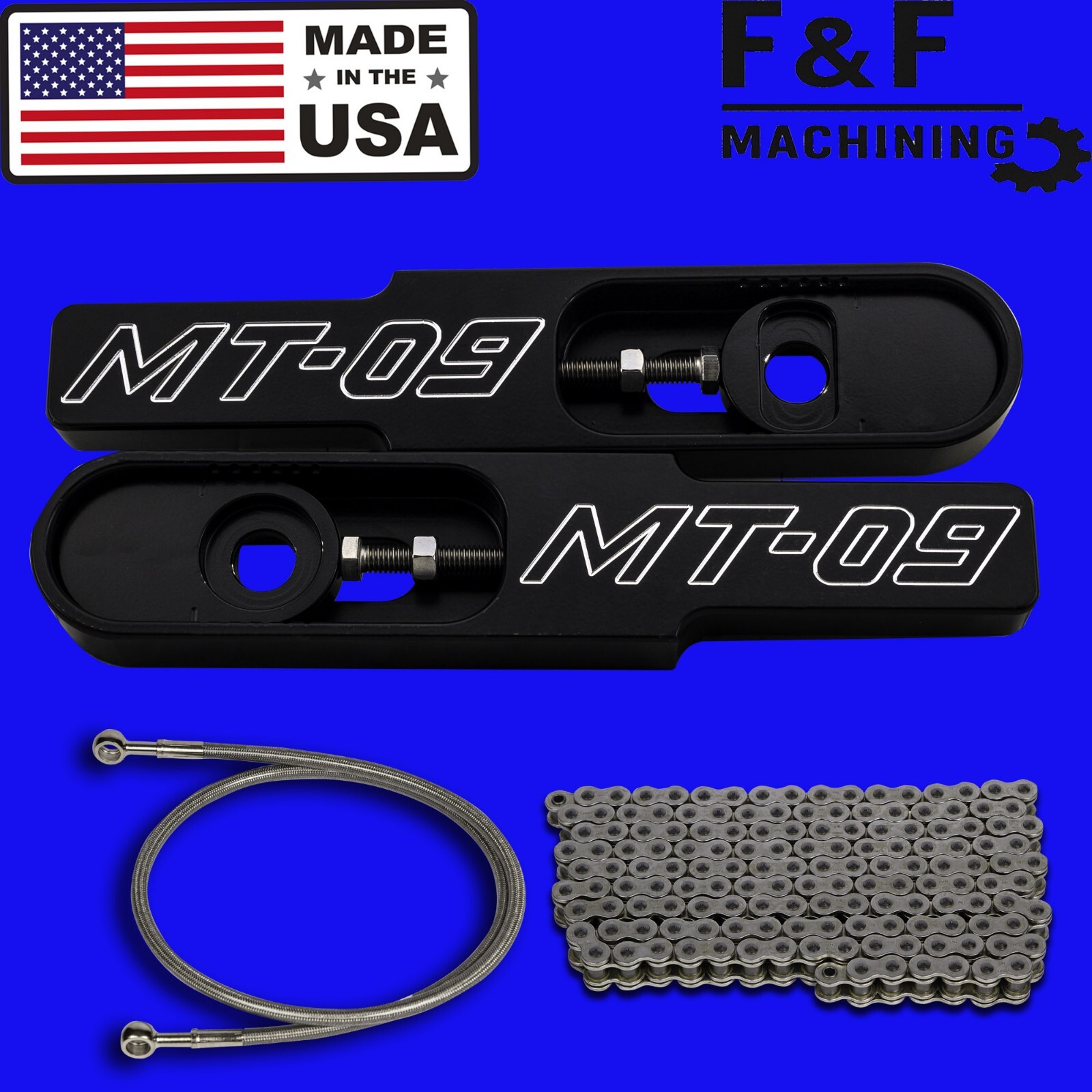 2014-2020 Yamaha MT-09 bolt on swingarm extension kit  "Made In The USA"