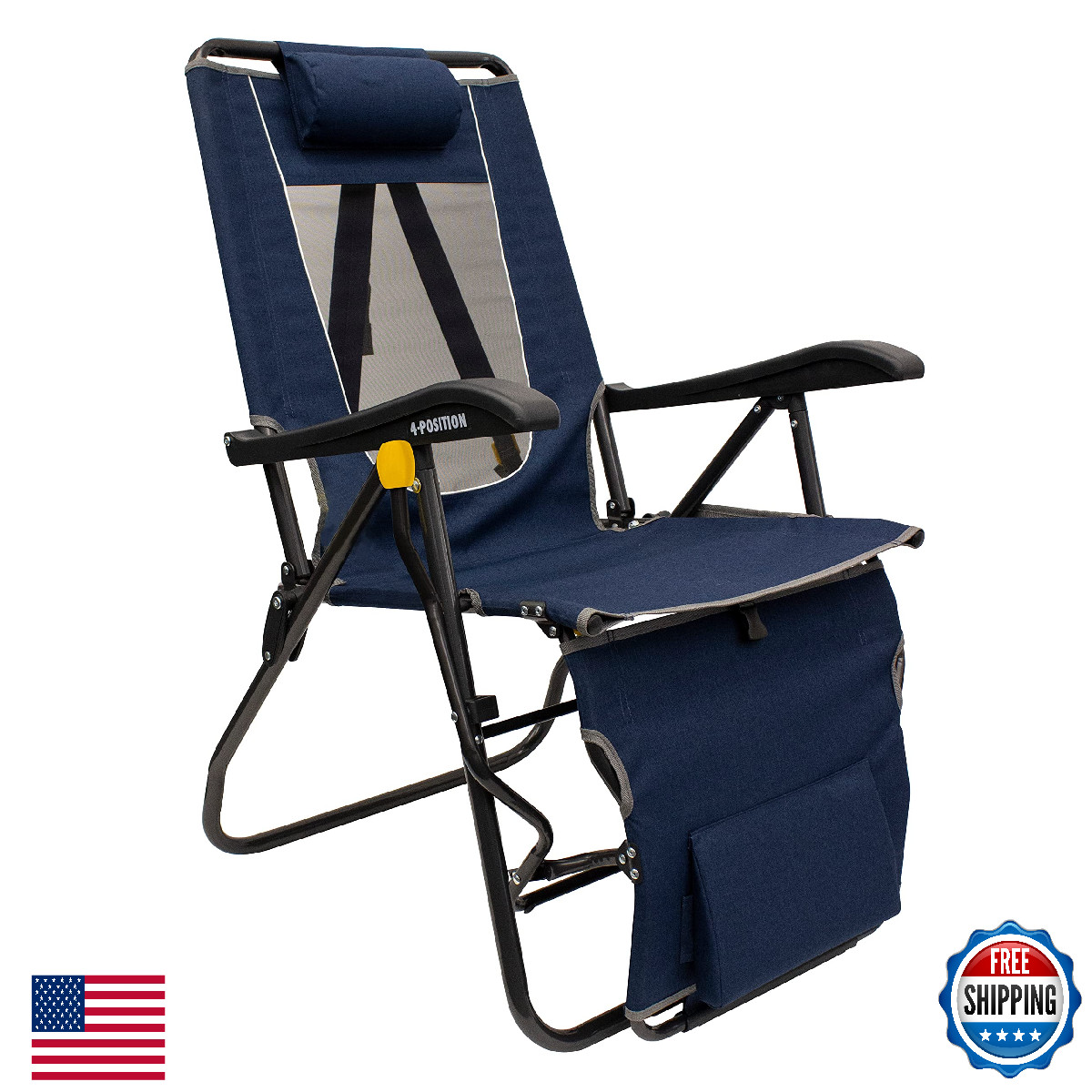 GCI Outdoor Legz Up Lounger Outdoor Lounge Chair | Portable Camping Beach