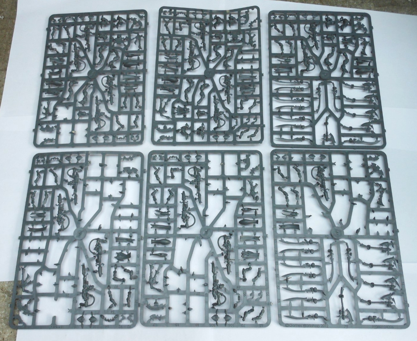 Warhammer 40k Eldar Wraithguard Games Workshop Bits incomplete sprues