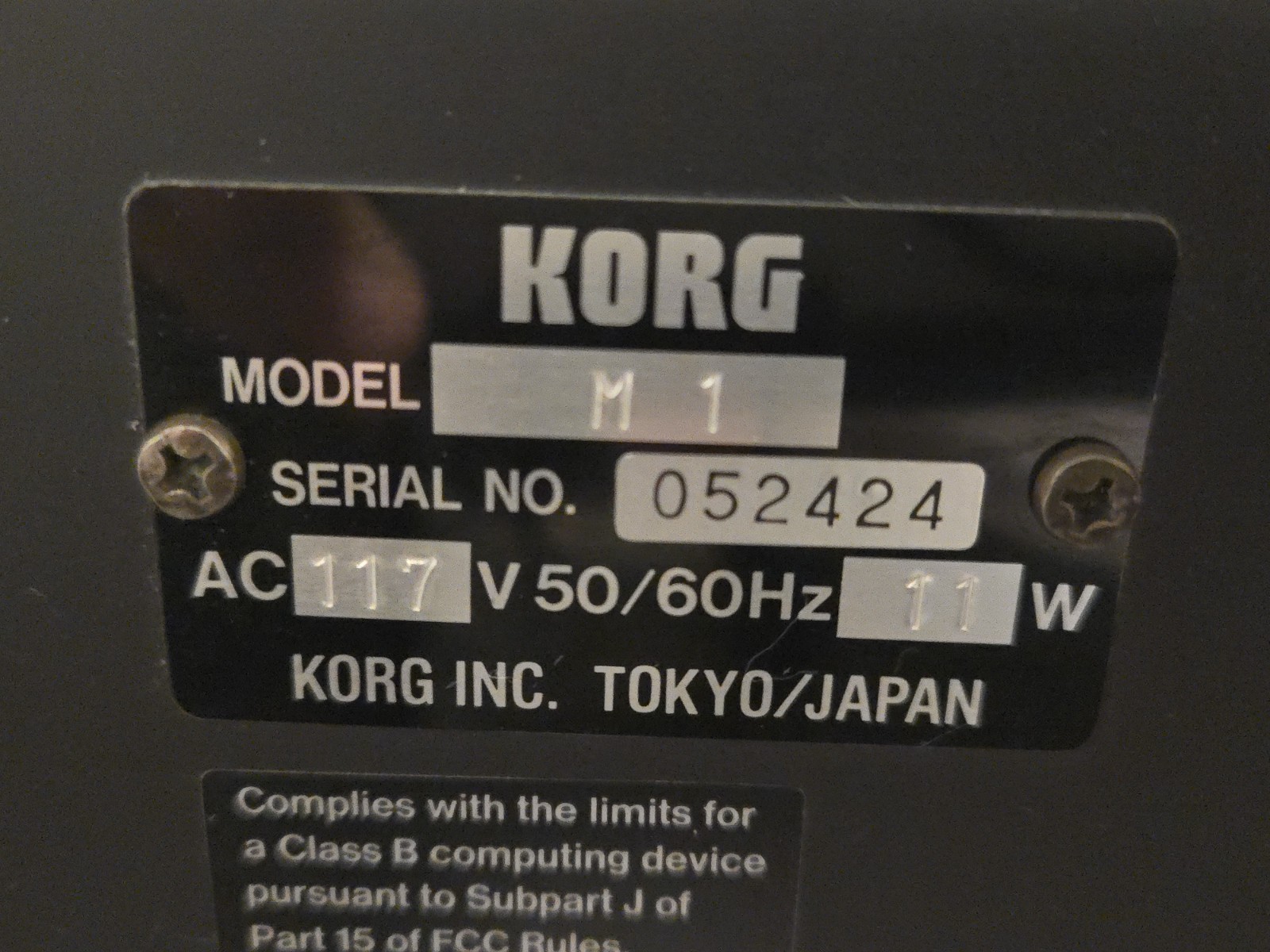 Korg M1 61-Key Music Workstation Electronic Keyboard, Black
