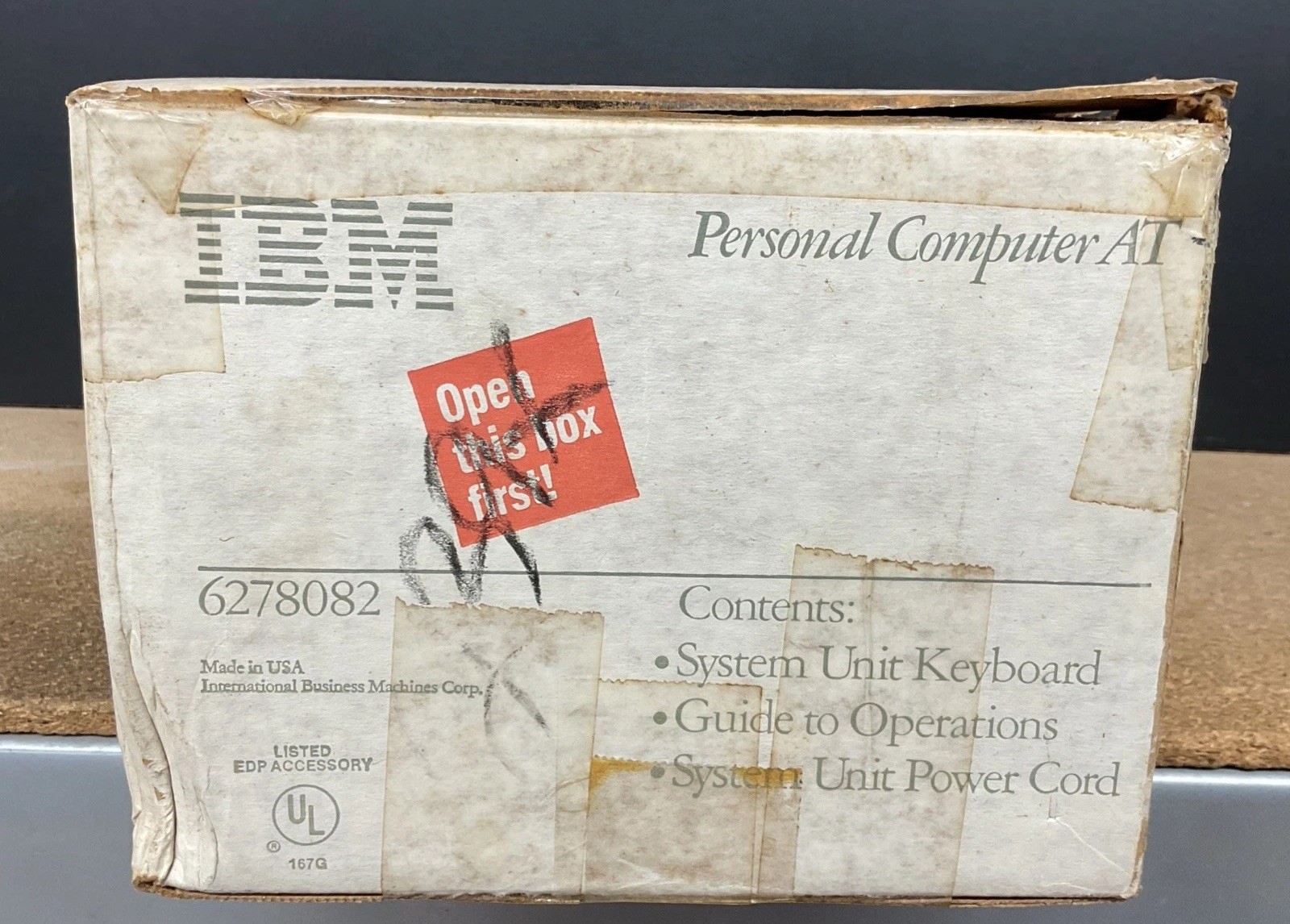 IBM PC Personal Computer AT System Unit Keyboard 6278082 Vintage Computing