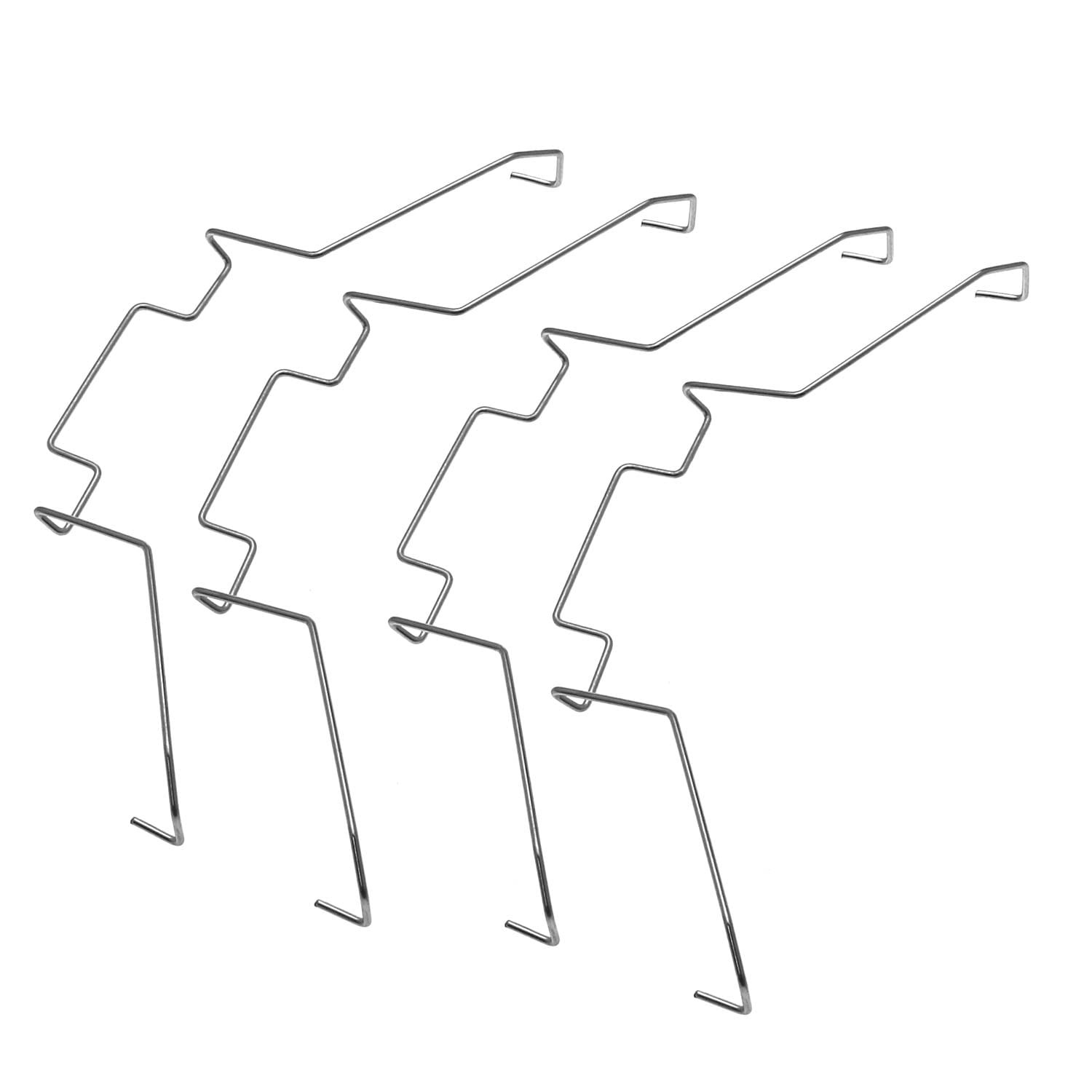 DGHAOP 4pcs Computer Mainboard CPU Radiator Fan Fixing Clip 12cm Upper Hook