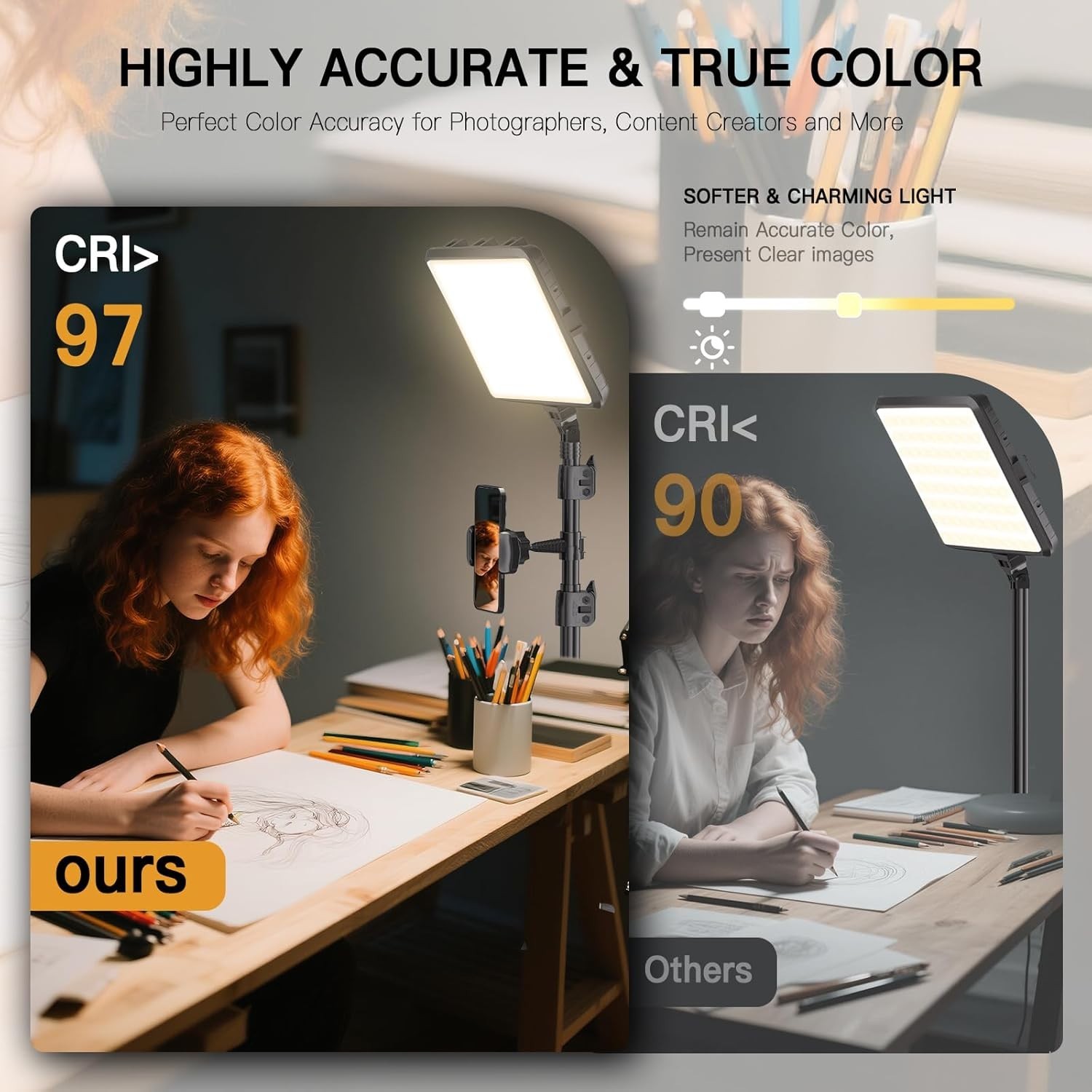Studio Light Set for Video Recording, Game Streaming