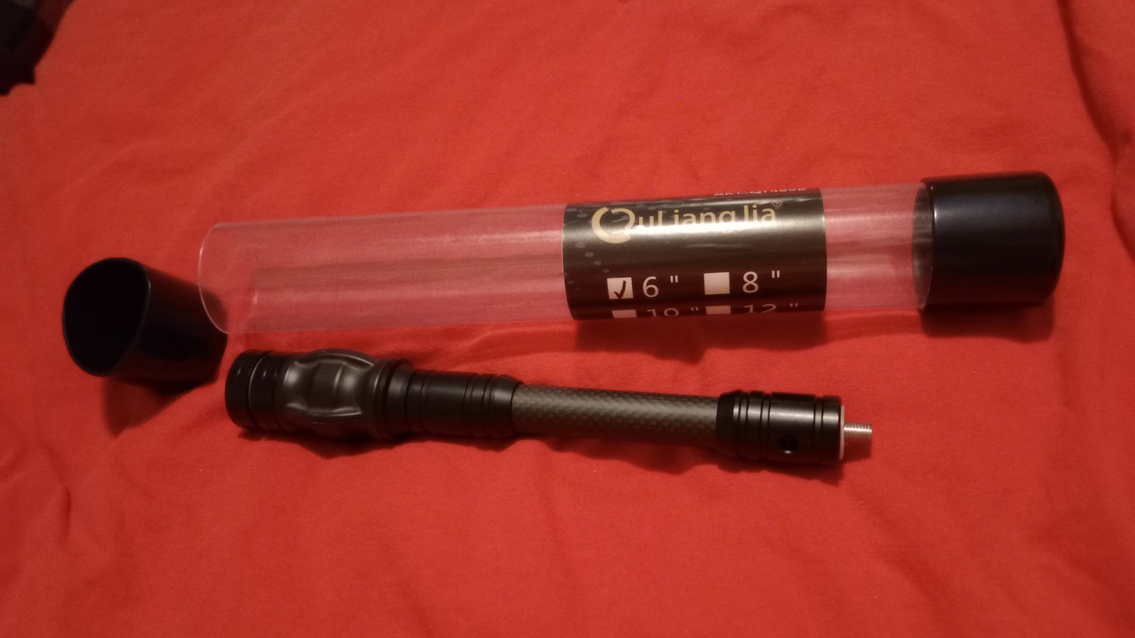 Quliangjia Compound Bow Stabilizer With Weights 6" New