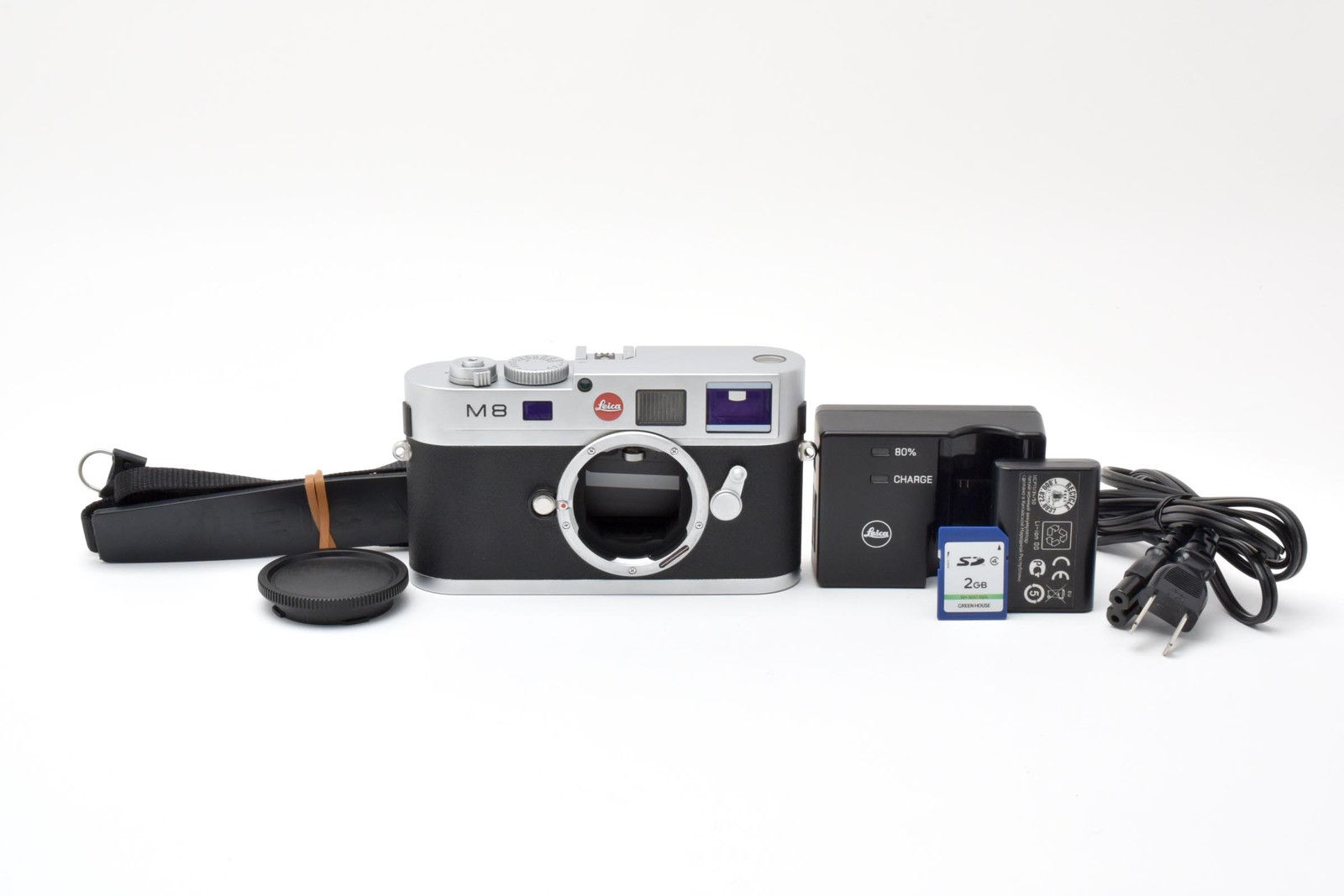 [Top MINT] Leica M8 Silver 10.3MP Digital Rangefinder Camera From JAPAN