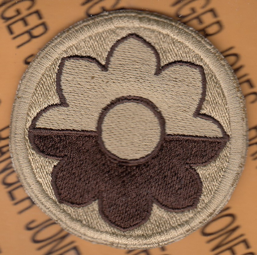 US Army 9th Infantry Division Desert DCU OIF OEF ~2.5" patch c/e