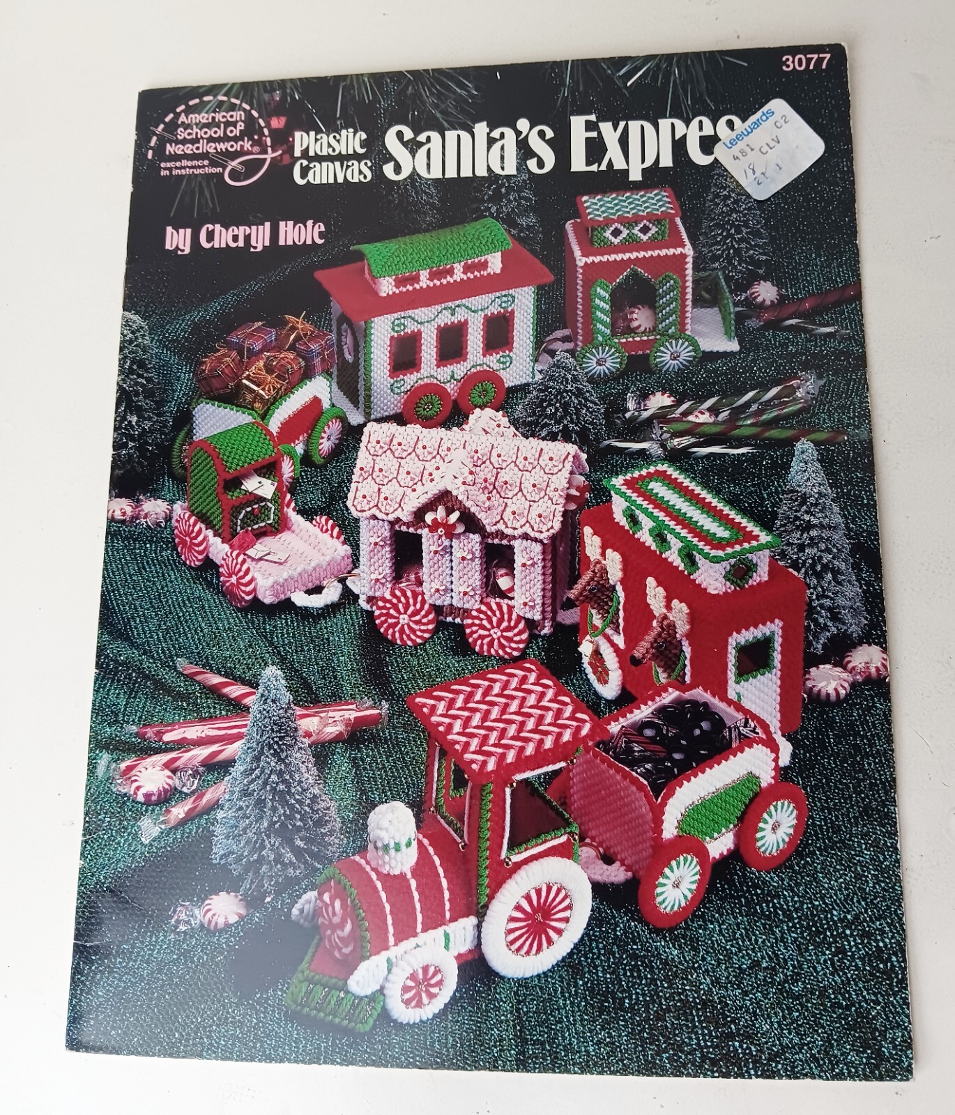 Vintage Plastic Canvas Santa's Express American School of Needlework Pattern