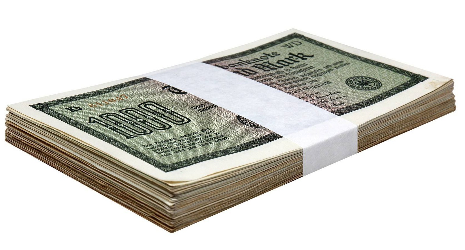 Germany 1000 Mark, 1922, P-76, Used X 100 PCS Bundle Pack