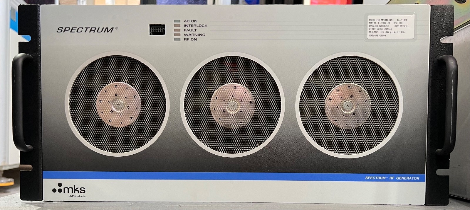 MKS ENI Power Systems Spectrum B-11002 11kW RF Generator