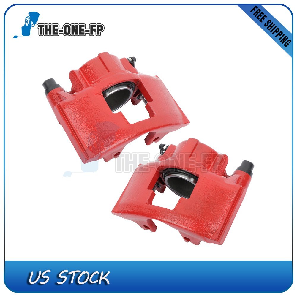 Fits 1992-2000 GMC YUKON 96-02 CHEVROLET EXPRESS Front Brake Calipers Pair Set
