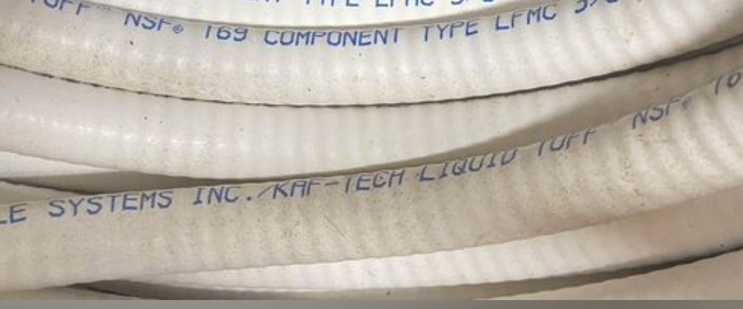 AFC Flex Electical Conduit Liquid Tuff 3/8" NSF 169 Component 75ft Type LFMC