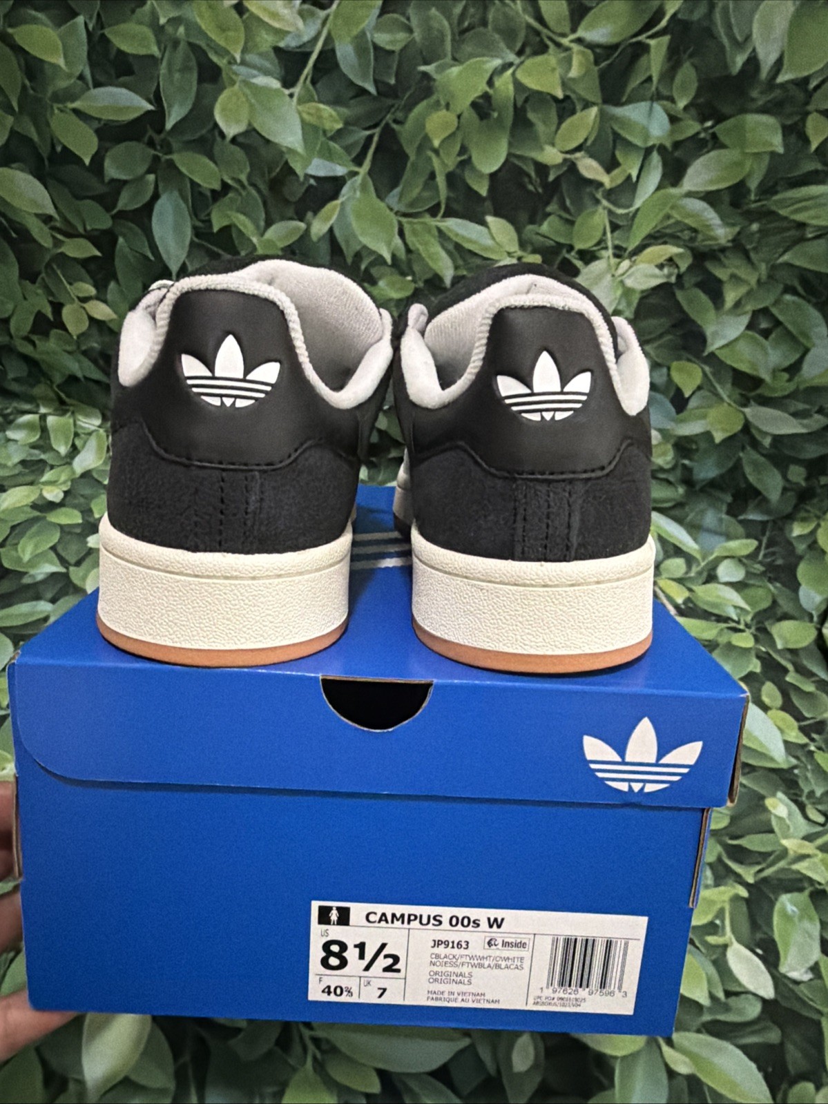Adidas Campus 00s Black White Off White (Women Size 8.5) (JP9163) (Ship Fast)