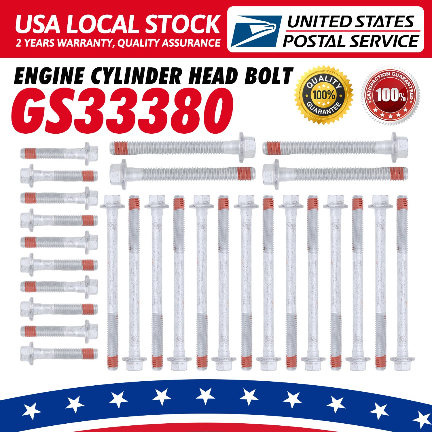 Head Bolts For 97-04 Hummer GMC Cadillac Chevrolet Buick 4.8L 5.7L & 6.0L