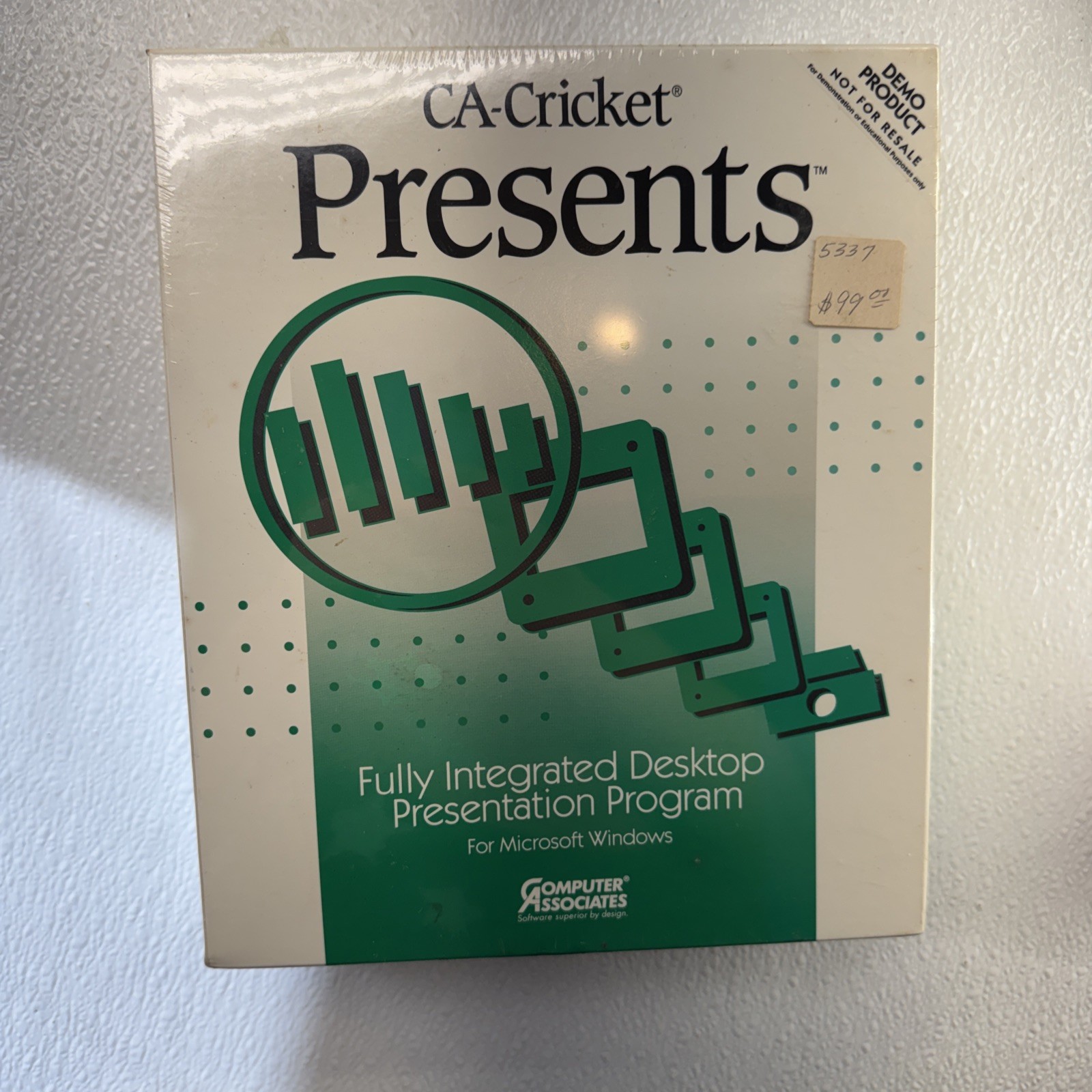 Vintage CA-Cricket Computer Associates Desktop Presentation Program DEMO VERSION