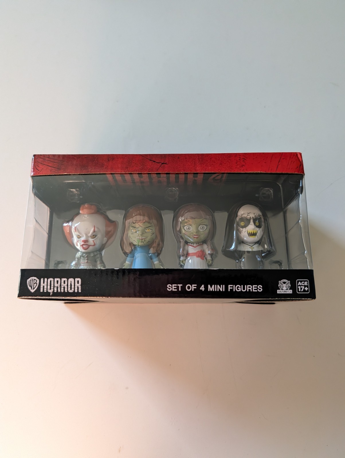 CULTUREFLY WB SMOLS HORROR MINIS VINYL FIGURES IT THE EXORCIST THE NUN ANNABELLE