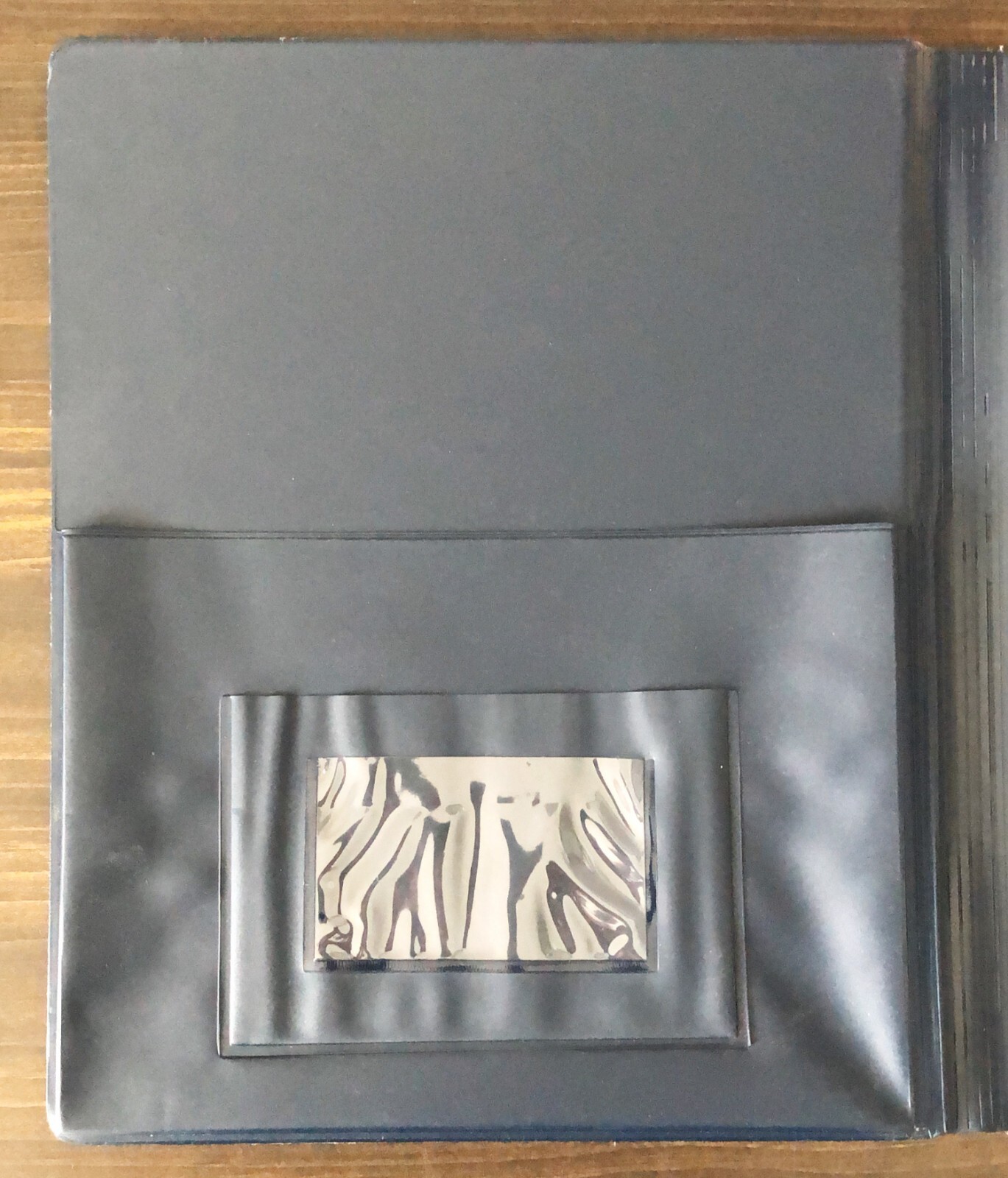 Vintage Wellfleet Communications Black Notepad Portfolio Holder