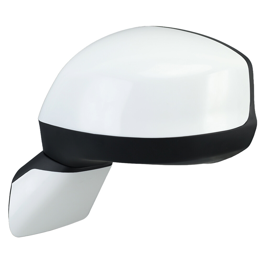 Left Driver Side Mirror White Manual Fold 3Pin For Honda Civic 2012 2013-2015