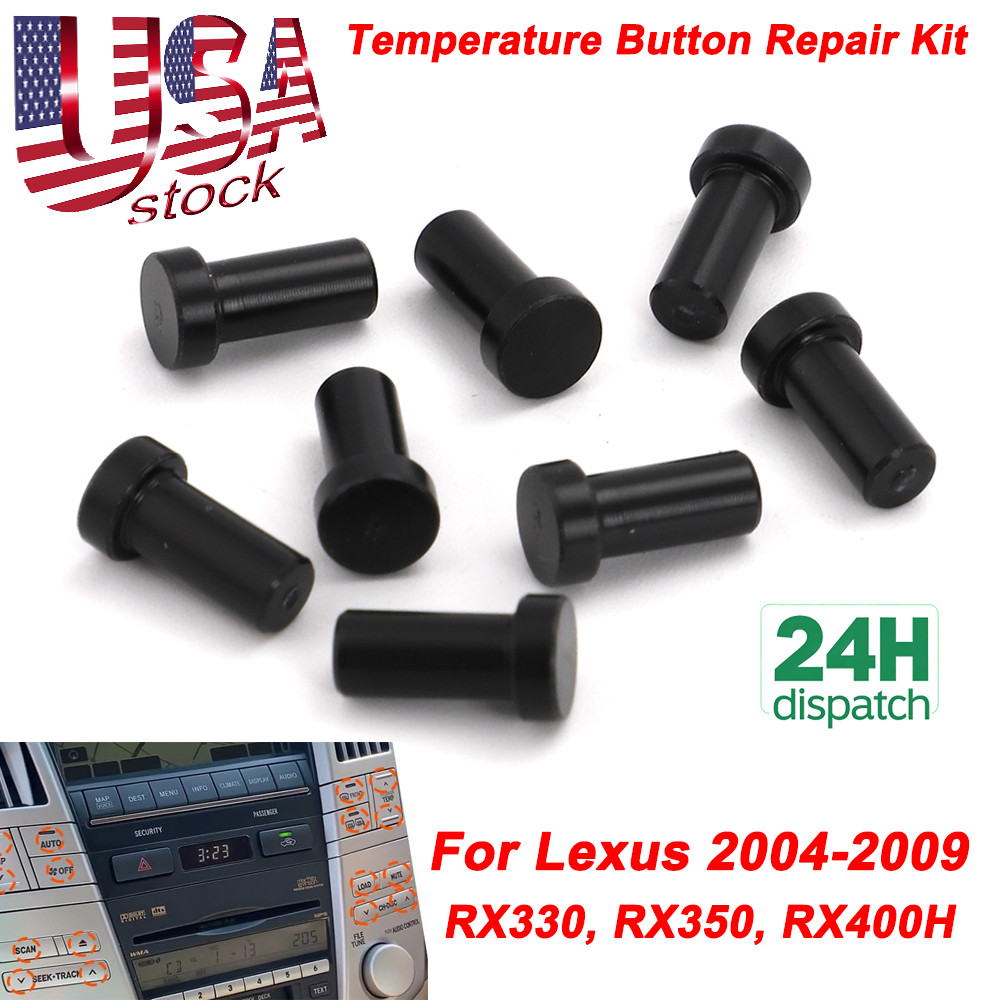 8pcs/set Temperature Button Repair Kit For 2004-09 Lexus RX330 , RX350 , RX400H