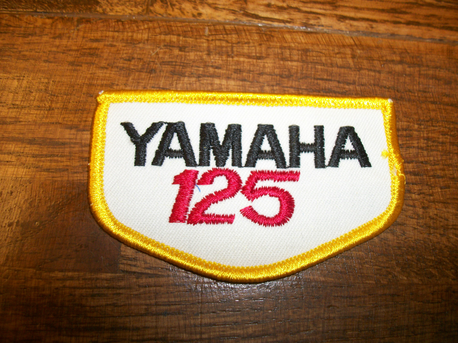 Yamaha 125 patch Vintage Embroidered 1970s NOS DT125 ATC 125 TT125 YZ125 MX125