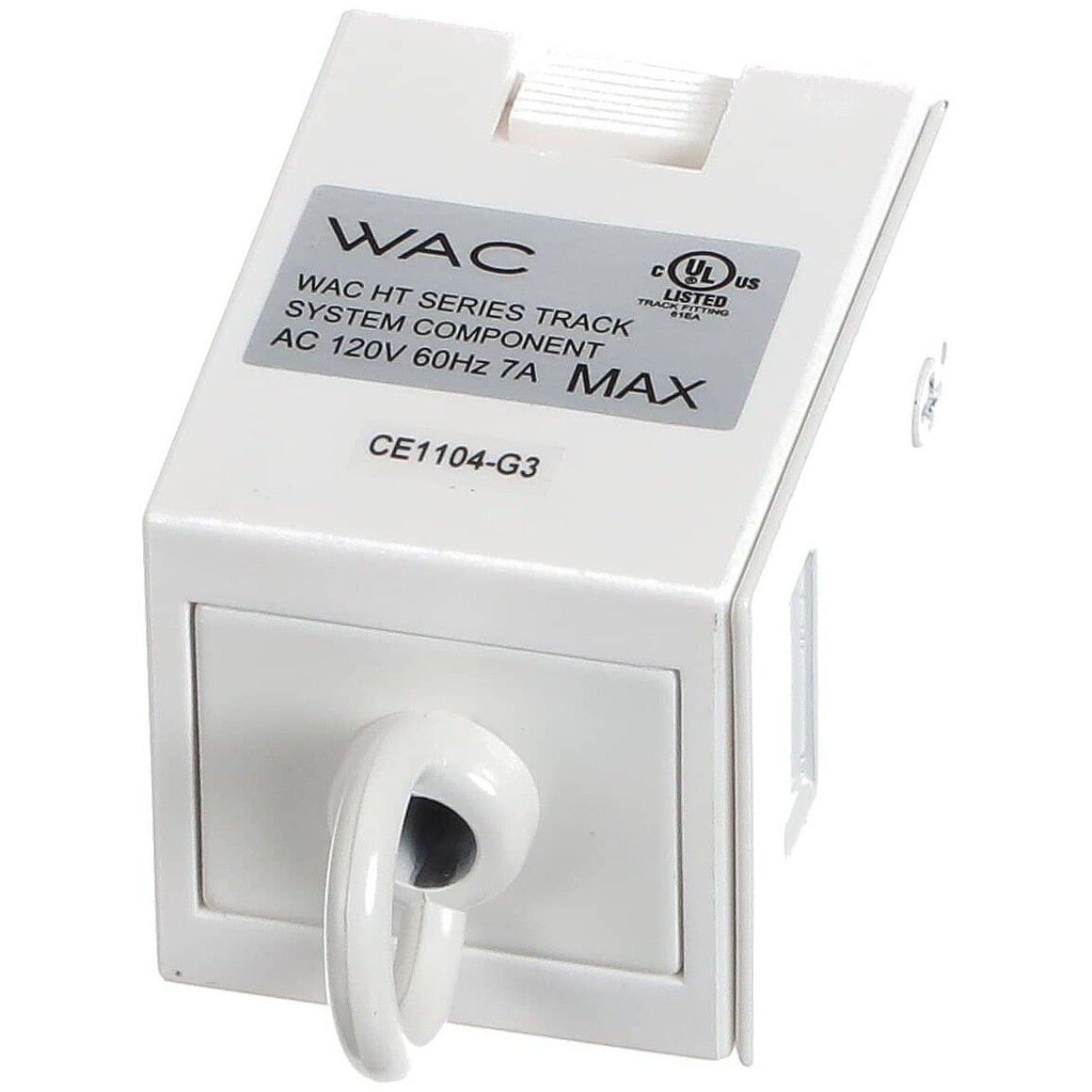 Hatco 02.19.270.02 Track Pendant Wac White