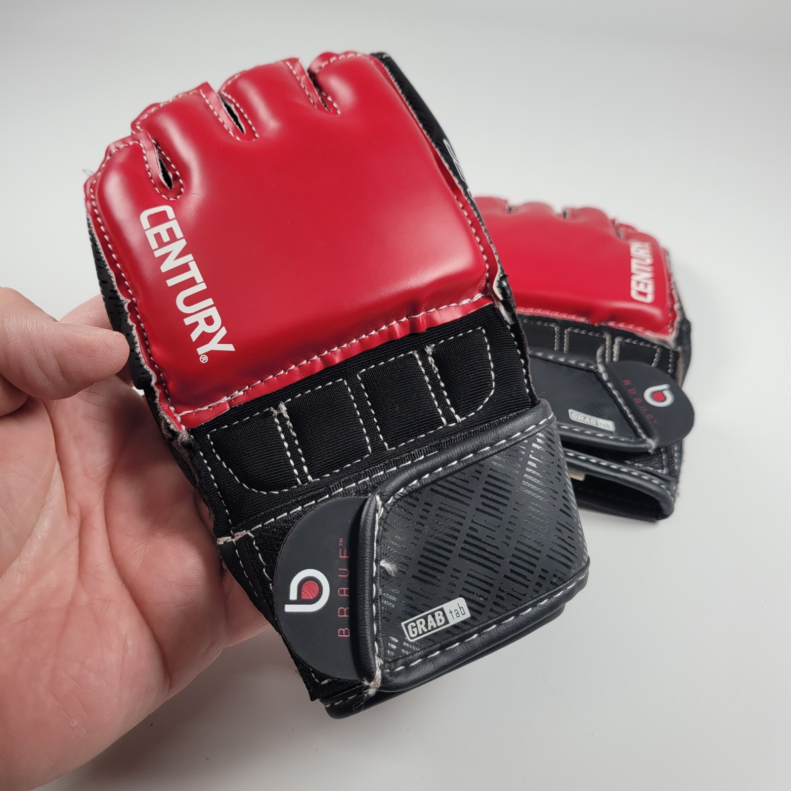 Century Brave Advanced Foam Core Red Sparring Boxing Gloves / Sz S/M