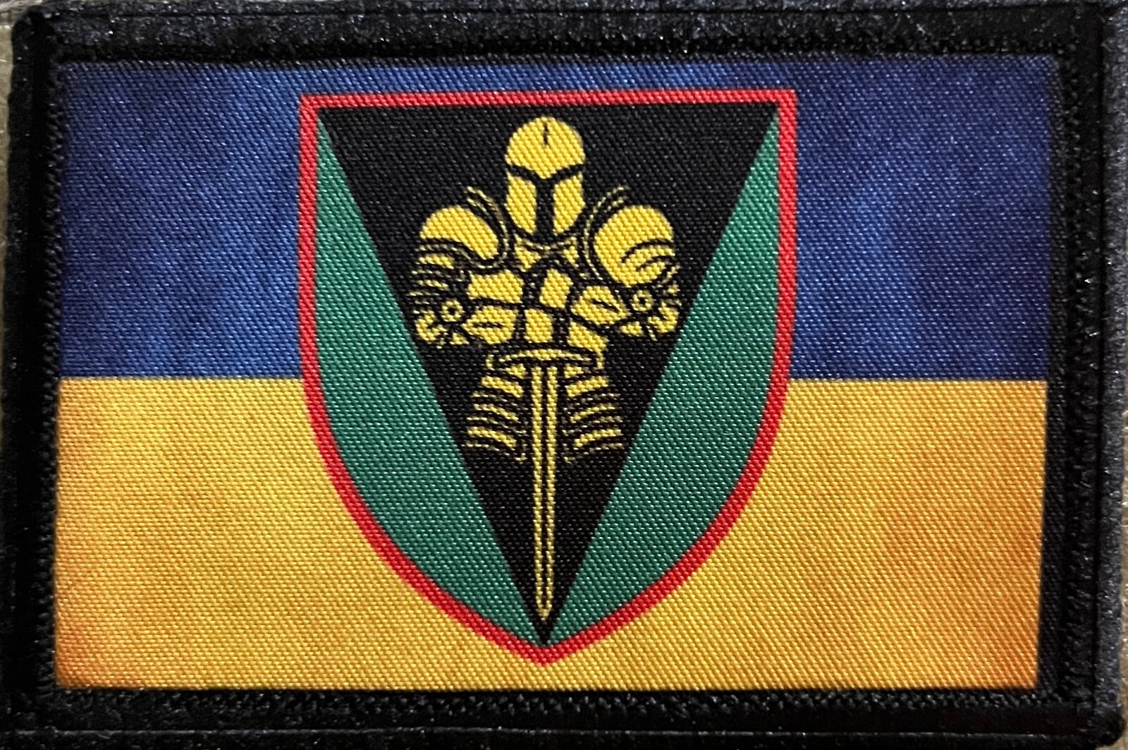 Ukrainian Ground Forces 72 Mechanized Brigade / Ukraine Flag Morale Patch